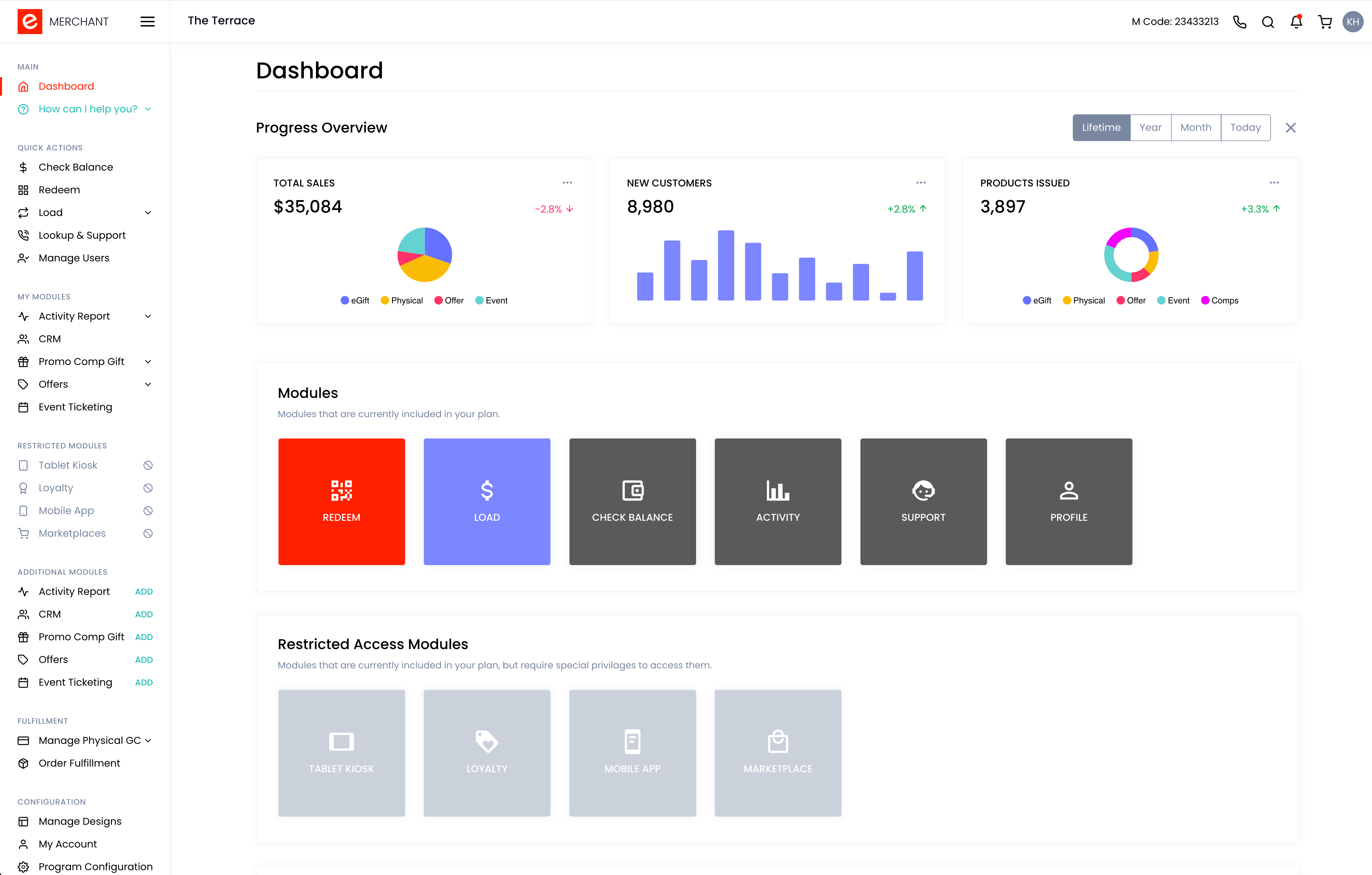 Dashboard - New